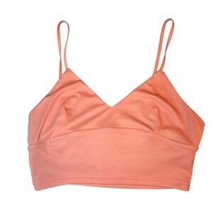 Superdown Solid Pink Crop Tank Size M